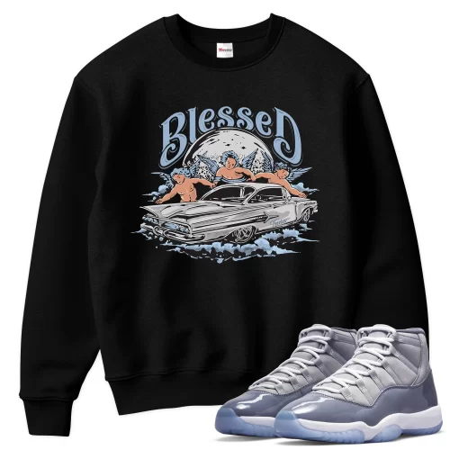 TeeVivo Sweatshirt Match Air Jordan 11 Retro Cool Grey Blessed – Air Jordan 11 Sweatshirt, AJ11 Sweatshirt