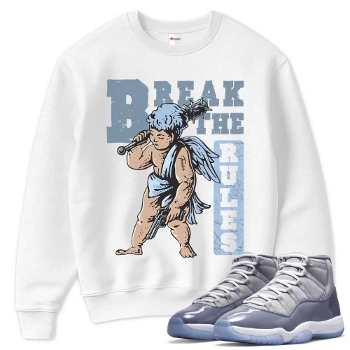 TeeVivo Sweatshirt Match Air Jordan 11 Retro Cool Grey Break the rules – Air Jordan 11 Sweatshirt, AJ11 Sweatshirt