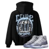 TeeVivo Hoodie Match Air Jordan 11 Retro Cool Grey Crime – Air Jordan 11 Hoodie, AJ11 Hoodie