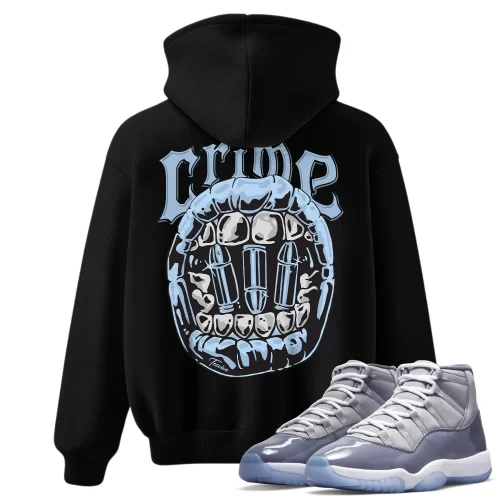 TeeVivo Hoodie Match Air Jordan 11 Retro Cool Grey Crime – Air Jordan 11 Hoodie, AJ11 Hoodie