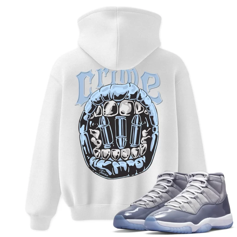 TeeVivo Hoodie Match Air Jordan 11 Retro Cool Grey Crime – Air Jordan 11 Hoodie, AJ11 Hoodie
