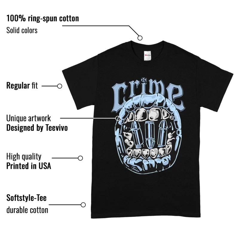 TeeVivo T-Shirt Match Air Jordan 11 Retro Cool Grey Crime – Air Jordan 11 Shirt, AJ11 Shirt