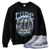 TeeVivo Sweatshirt Match Air Jordan 11 Retro Cool Grey Crime – Air Jordan 11 Sweatshirt, AJ11 Sweatshirt