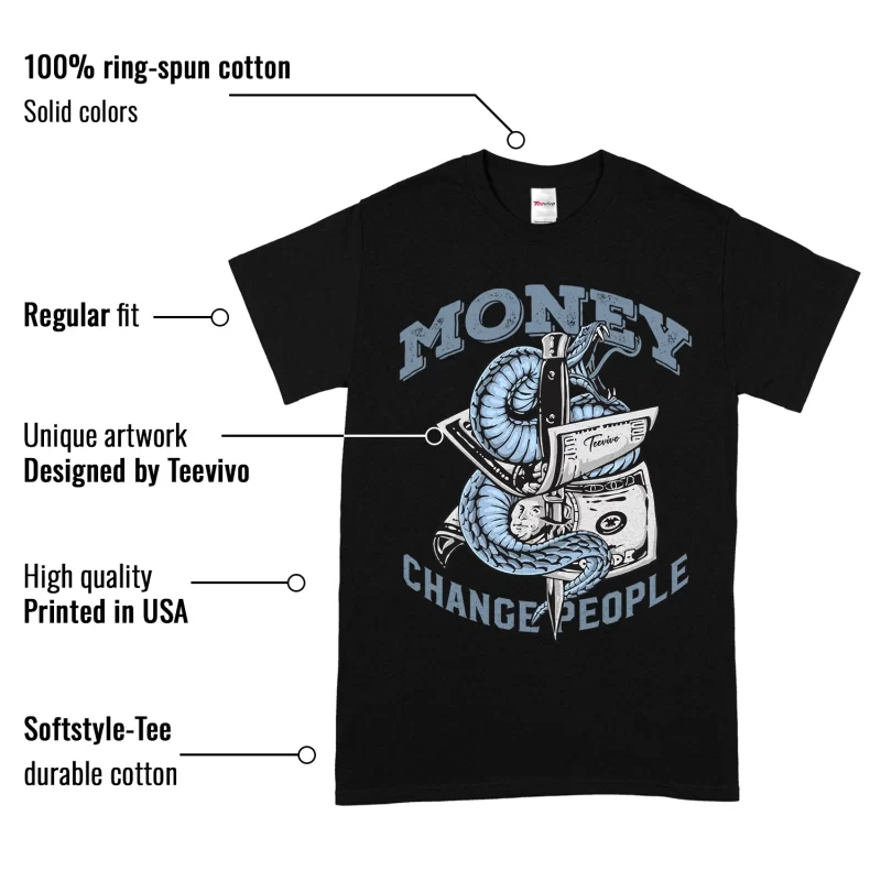 TeeVivo T-Shirt Match Air Jordan 11 Retro Cool Grey Money change people – Air Jordan 11 Shirt, AJ11 Shirt
