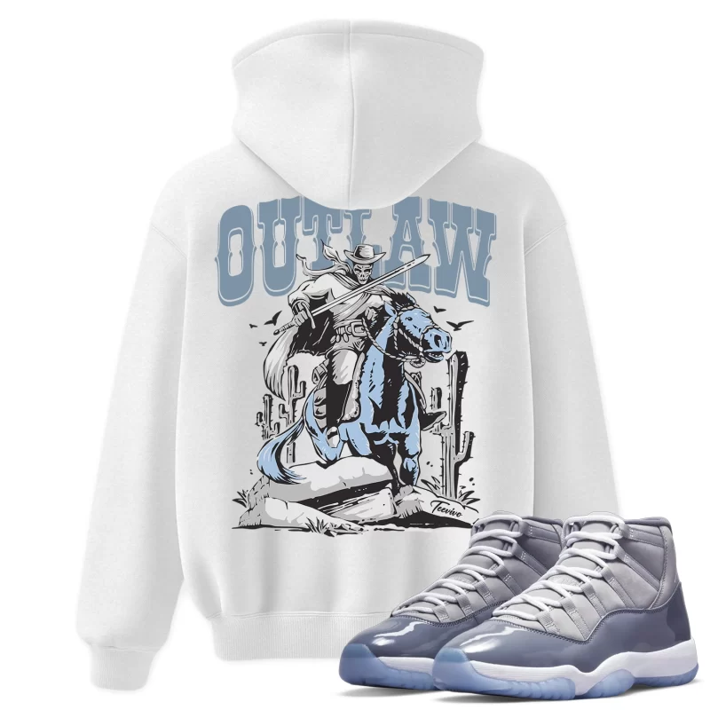 TeeVivo Hoodie Match Air Jordan 11 Retro Cool Grey Outlaw – Air Jordan 11 Hoodie, AJ11 Hoodie
