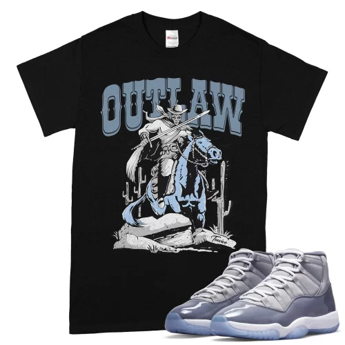 TeeVivo T-Shirt Match Air Jordan 11 Retro Cool Grey Outlaw – Air Jordan 11 Shirt, AJ11 Shirt