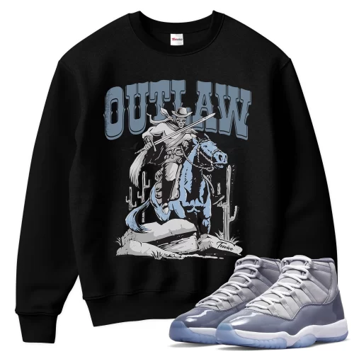 TeeVivo Sweatshirt Match Air Jordan 11 Retro Cool Grey Outlaw – Air Jordan 11 Sweatshirt, AJ11 Sweatshirt
