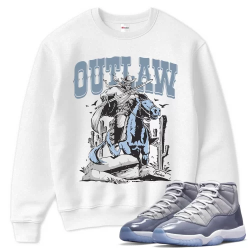 TeeVivo Sweatshirt Match Air Jordan 11 Retro Cool Grey Outlaw – Air Jordan 11 Sweatshirt, AJ11 Sweatshirt