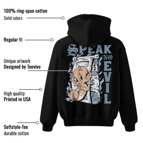 TeeVivo Hoodie Match Air Jordan 11 Retro Cool Grey Speak no evil – Air Jordan 11 Hoodie, AJ11 Hoodie