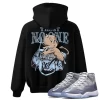 TeeVivo Hoodie Match Air Jordan 11 Retro Cool Grey Trust no one – Air Jordan 11 Hoodie, AJ11 Hoodie