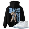 TeeVivo Hoodie Match Air Jordan 11 Retro Legend Blue Break the rules – Air Jordan 11 Hoodie, AJ11 Hoodie
