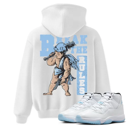 TeeVivo Hoodie Match Air Jordan 11 Retro Legend Blue Break the rules – Air Jordan 11 Hoodie, AJ11 Hoodie