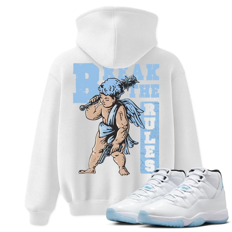 TeeVivo Hoodie Match Air Jordan 11 Retro Legend Blue Break the rules – Air Jordan 11 Hoodie, AJ11 Hoodie