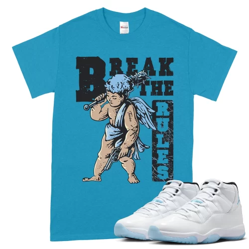 TeeVivo T-Shirt Match Air Jordan 11 Retro Legend Blue Break the rules – Air Jordan 11 Shirt, AJ11 Shirt