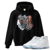 TeeVivo Hoodie Match Air Jordan 11 Retro Legend Blue Gambling – Air Jordan 11 Hoodie, AJ11 Hoodie