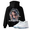 TeeVivo Hoodie Match Air Jordan 11 Retro Legend Blue God Daaamn – Air Jordan 11 Hoodie, AJ11 Hoodie