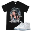 TeeVivo T-Shirt Match Air Jordan 11 Retro Legend Blue God Daaamn – Air Jordan 11 Shirt, AJ11 Shirt