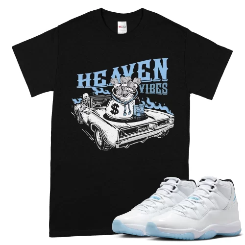 TeeVivo T-Shirt Match Air Jordan 11 Retro Legend Blue Heaven vibes – Air Jordan 11 Shirt, AJ11 Shirt