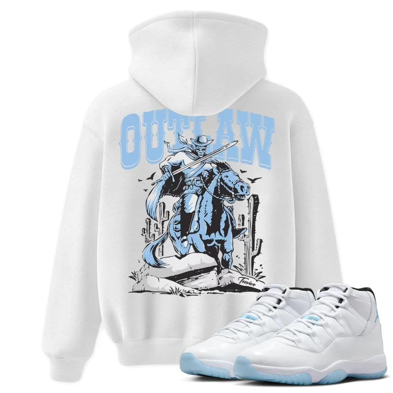 TeeVivo Hoodie Match Air Jordan 11 Retro Legend Blue Outlaw – Air Jordan 11 Hoodie, AJ11 Hoodie