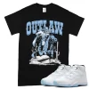TeeVivo T-Shirt Match Air Jordan 11 Retro Legend Blue Outlaw – Air Jordan 11 Shirt, AJ11 Shirt