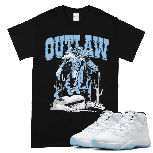 TeeVivo T-Shirt Match Air Jordan 11 Retro Legend Blue Outlaw – Air Jordan 11 Shirt, AJ11 Shirt