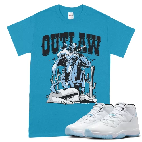 TeeVivo T-Shirt Match Air Jordan 11 Retro Legend Blue Outlaw – Air Jordan 11 Shirt, AJ11 Shirt