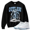 TeeVivo Sweatshirt Match Air Jordan 11 Retro Legend Blue Outlaw – Air Jordan 11 Sweatshirt, AJ11 Sweatshirt