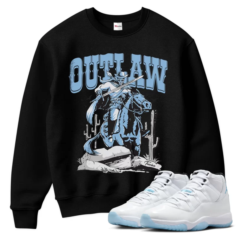 TeeVivo Sweatshirt Match Air Jordan 11 Retro Legend Blue Outlaw – Air Jordan 11 Sweatshirt, AJ11 Sweatshirt