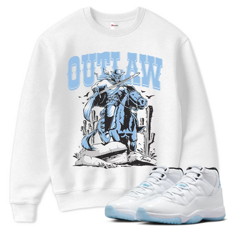 TeeVivo Sweatshirt Match Air Jordan 11 Retro Legend Blue Outlaw – Air Jordan 11 Sweatshirt, AJ11 Sweatshirt