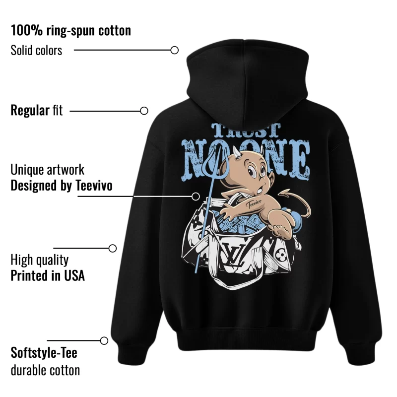 TeeVivo Hoodie Match Air Jordan 11 Retro Legend Blue Trust no one – Air Jordan 11 Hoodie, AJ11 Hoodie