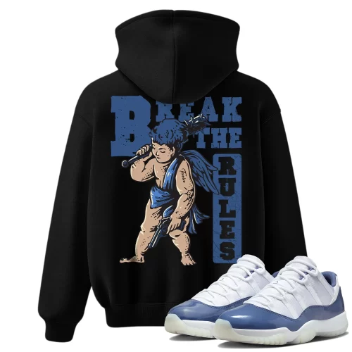 TeeVivo Hoodie Match Air Jordan 11 Retro Low Diffused Blue Break the rules – Air Jordan 11 Hoodie, AJ11 Hoodie