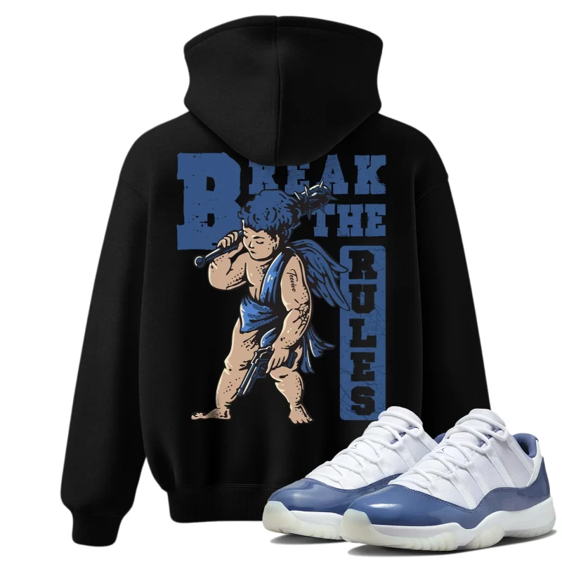 TeeVivo Hoodie Match Air Jordan 11 Retro Low Diffused Blue Break the rules – Air Jordan 11 Hoodie, AJ11 Hoodie
