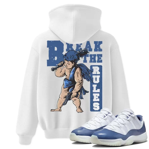 TeeVivo Hoodie Match Air Jordan 11 Retro Low Diffused Blue Break the rules – Air Jordan 11 Hoodie, AJ11 Hoodie