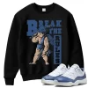 TeeVivo Sweatshirt Match Air Jordan 11 Retro Low Diffused Blue Break the rules – Air Jordan 11 Sweatshirt, AJ11 Sweatshirt