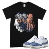 TeeVivo T-Shirt Match Air Jordan 11 Retro Low Diffused Blue Gambling – Air Jordan 11 Shirt, AJ11 Shirt