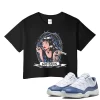 TeeVivo Crop Top Match Air Jordan 11 Retro Low Diffused Blue God Daaamn – Air Jordan 11 Crop Top, AJ11 Crop Top