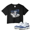 TeeVivo Crop Top Match Air Jordan 11 Retro Low Diffused Blue Heaven vibes – Air Jordan 11 Crop Top, AJ11 Crop Top