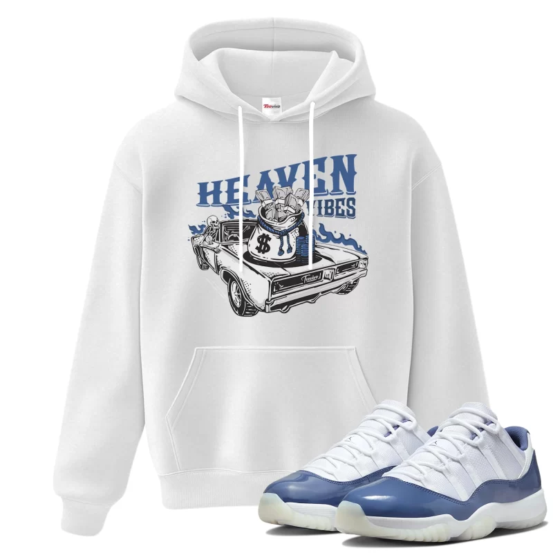 TeeVivo Hoodie Match Air Jordan 11 Retro Low Diffused Blue Heaven vibes – Air Jordan 11 Hoodie, AJ11 Hoodie