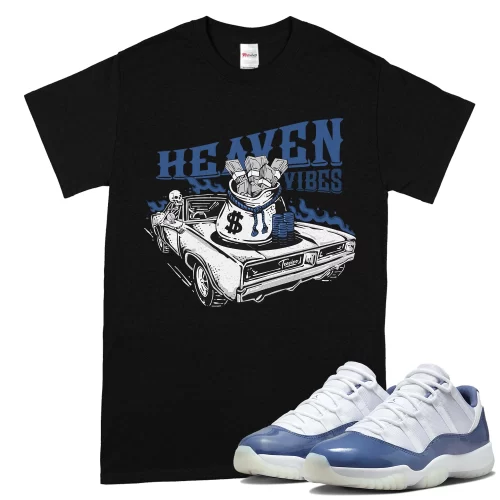 TeeVivo T-Shirt Match Air Jordan 11 Retro Low Diffused Blue Heaven vibes – Air Jordan 11 Shirt, AJ11 Shirt