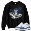 TeeVivo Sweatshirt Match Air Jordan 11 Retro Low Diffused Blue Heaven vibes – Air Jordan 11 Sweatshirt, AJ11 Sweatshirt