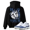 TeeVivo Hoodie Match Air Jordan 11 Retro Low Diffused Blue Hug your lost smile – Air Jordan 11 Hoodie, AJ11 Hoodie