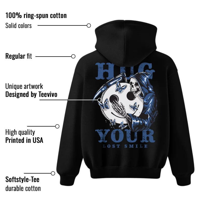TeeVivo Hoodie Match Air Jordan 11 Retro Low Diffused Blue Hug your lost smile – Air Jordan 11 Hoodie, AJ11 Hoodie