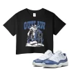 TeeVivo Crop Top Match Air Jordan 11 Retro Low Diffused Blue Outlaw – Air Jordan 11 Crop Top, AJ11 Crop Top
