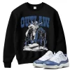 TeeVivo Sweatshirt Match Air Jordan 11 Retro Low Diffused Blue Outlaw – Air Jordan 11 Sweatshirt, AJ11 Sweatshirt