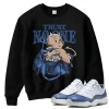 TeeVivo Sweatshirt Match Air Jordan 11 Retro Low Diffused Blue Trust no one – Air Jordan 11 Sweatshirt, AJ11 Sweatshirt
