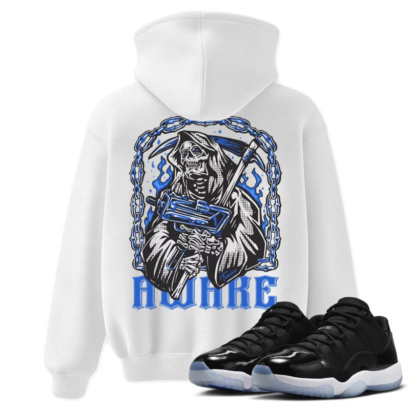 TeeVivo Hoodie Match Air Jordan 11 Retro Low Space Jam Awake – Air Jordan 11 Hoodie, AJ11 Hoodie