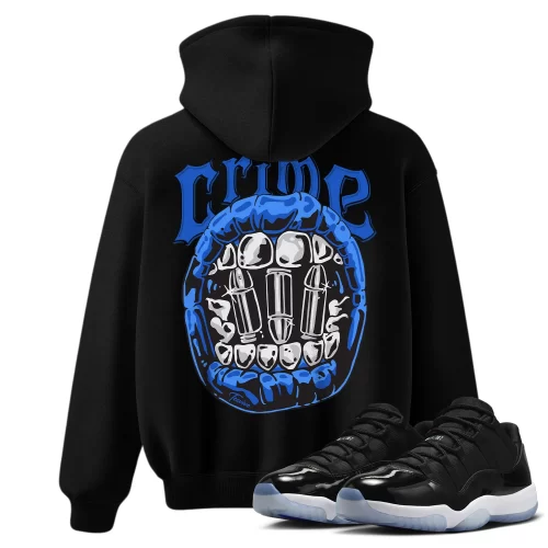 TeeVivo Hoodie Match Air Jordan 11 Retro Low Space Jam Crime – Air Jordan 11 Hoodie, AJ11 Hoodie