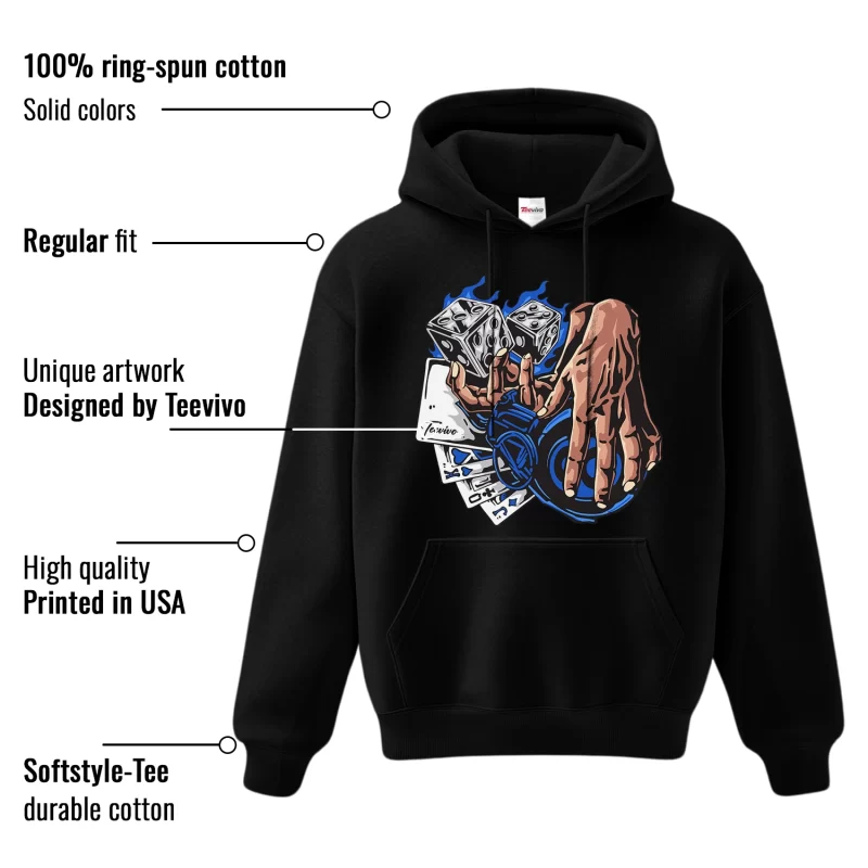 TeeVivo Hoodie Match Air Jordan 11 Retro Low Space Jam Gambling – Air Jordan 11 Hoodie, AJ11 Hoodie