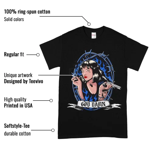 TeeVivo T-Shirt Match Air Jordan 11 Retro Low Space Jam God Daaamn – Air Jordan 11 Shirt, AJ11 Shirt