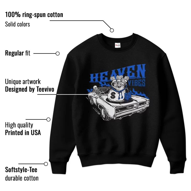 TeeVivo Sweatshirt Match Air Jordan 11 Retro Low Space Jam Heaven vibes – Air Jordan 11 Sweatshirt, AJ11 Sweatshirt